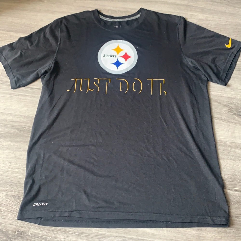 Steelers Nike Dri-Fit T Shirt Size L